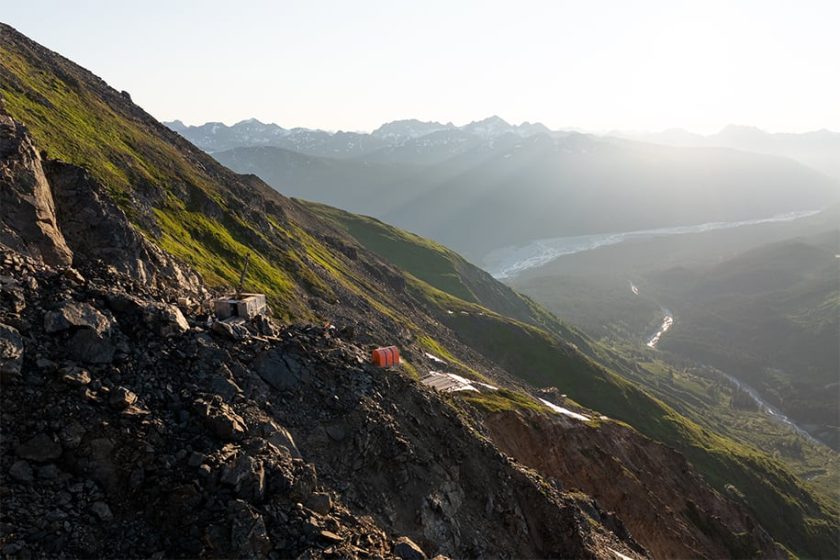 Hillside camp