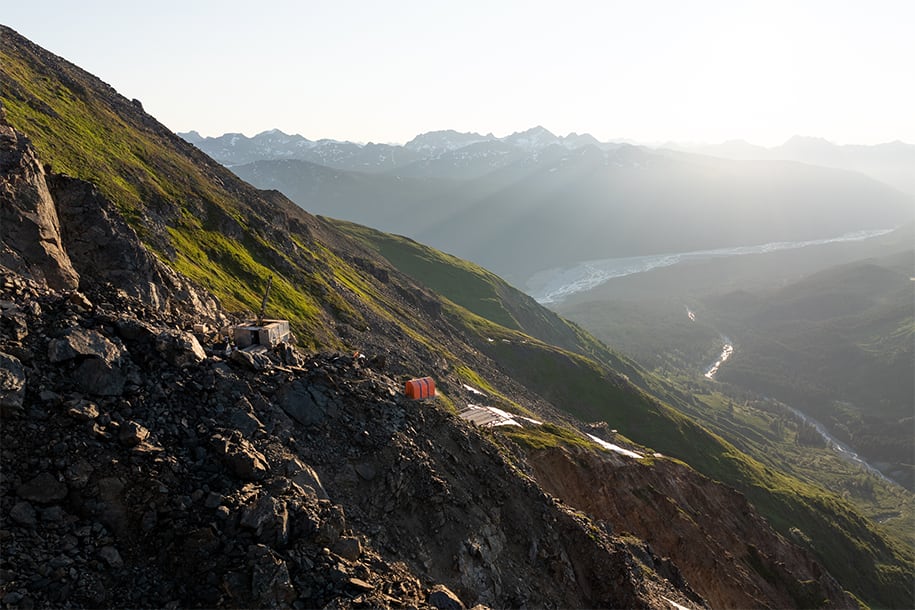 Hillside camp