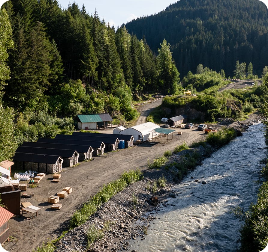 Camp by the river