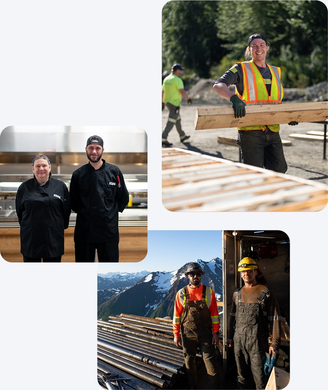 Happy workers
